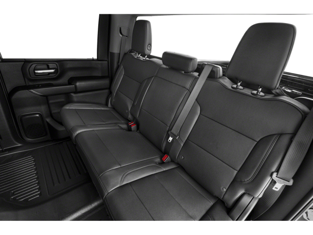 Interior view of the GMC Sierra 3500 HD showcasing its spacious seating, premium materials.
