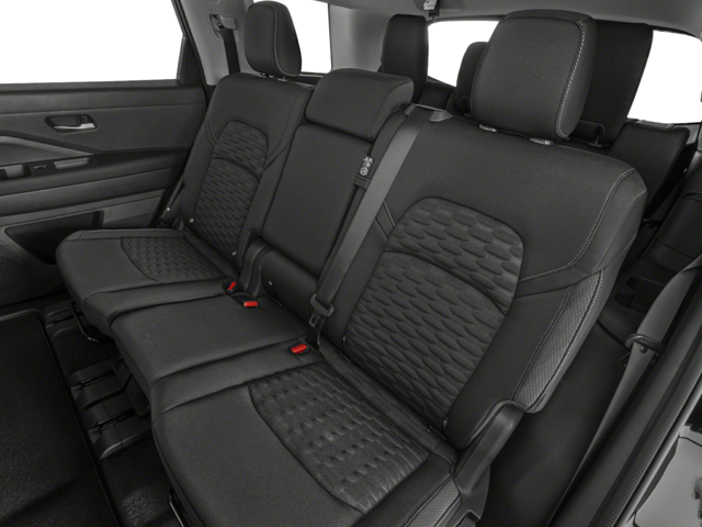 Pathfinder Car interior with black seats view