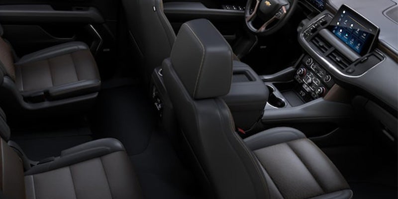 Chevrolet Suburban model showcasing its spacious seating,