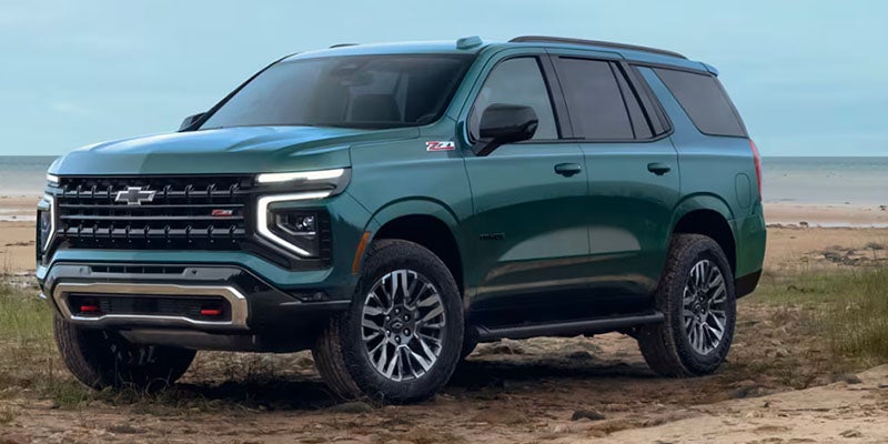 Chevrolet Suburban showcasing its and modern front view