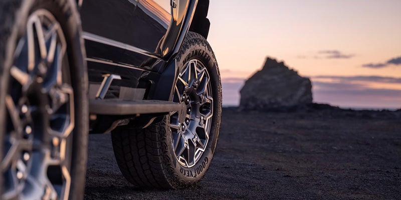 Hummer-EV-SUV showcasing its and modern side view