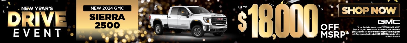 NEW 2024 GMC SIERRA 2500 UP TO $18,000 OFF MSRP*