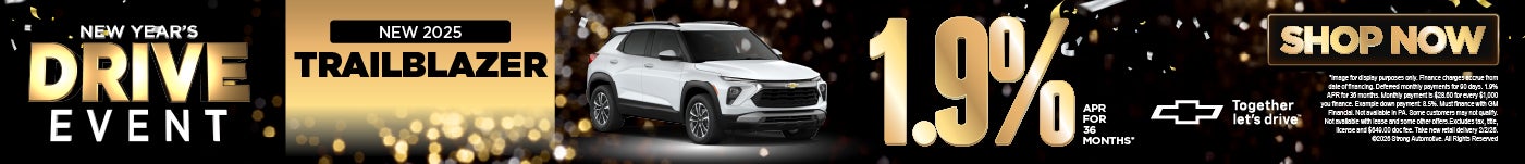 NEW 2025 TRAILBLAZER 1.9% APR / 36 MO*