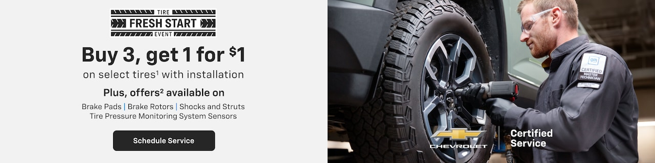 Buy 3, get 1 for $1 at Jeremy Hodge Chevrolet GMC of Ardmore in ARDMORE OK