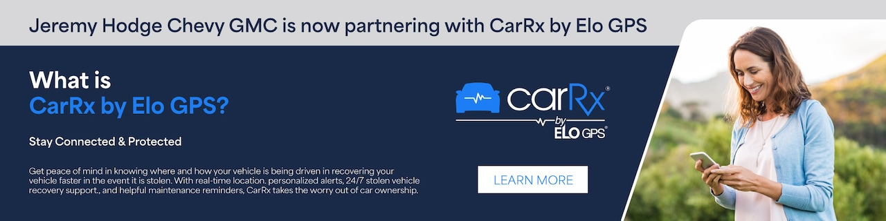 CarRx by Elo GPS at Jeremy Hodge Chevrolet GMC of Ardmore in ARDMORE OK